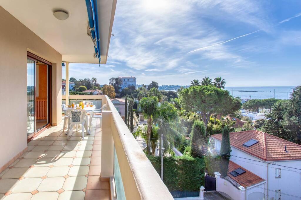 Ferienwohnung A6- 2 Bdr Incredible Sea View - Ac, Garage & Terrace Antibes Exterior foto